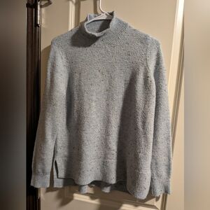 LOFT Light Blue Speckled Sweater